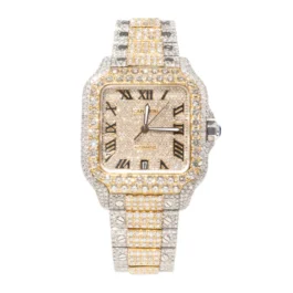 2Tone Cartier Santos With Diamonds