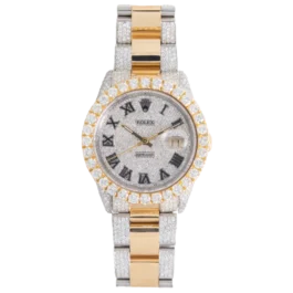 Rolex DATEJUST Iced Out With Diamonds