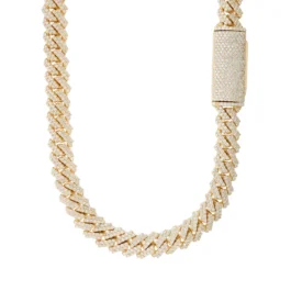 Cuban Link Chain With Diamonds