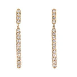 Hanging Diamond Earrings