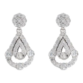 Chandeliers Earrings With Diamonds