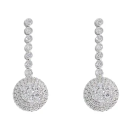 Hanging Earrings With Diamonds