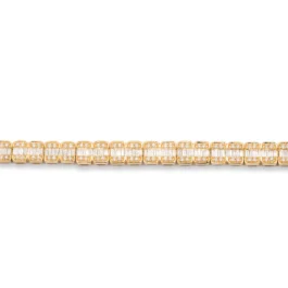 Bracelet with Diamonds And Baguettes