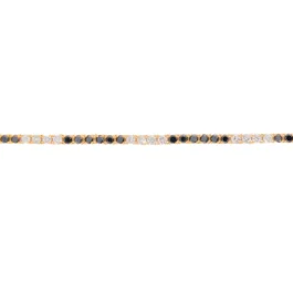 Black & White Diamond Tennis Bracelet