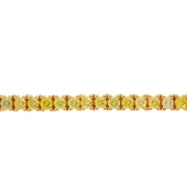 Yellow Diamond Tennis Bracelet