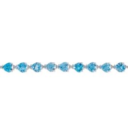 Blue Sapphire Tennis Bracelet