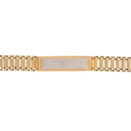 Diamond Rolex link ID Bracelet