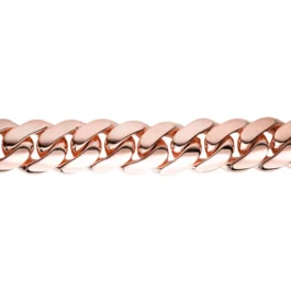 Rose Gold Cuban Link Bracelet