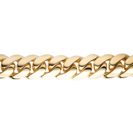 Yellow Gold Cuban Link Bracelet